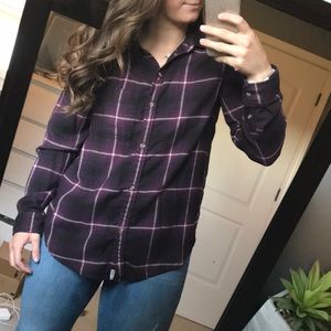 AE purple flannel